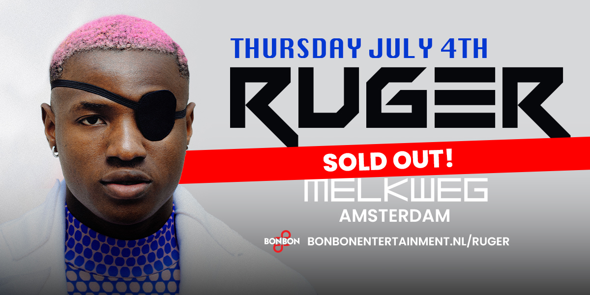 Ruger | Melkweg Amsterdam | SOLD OUT