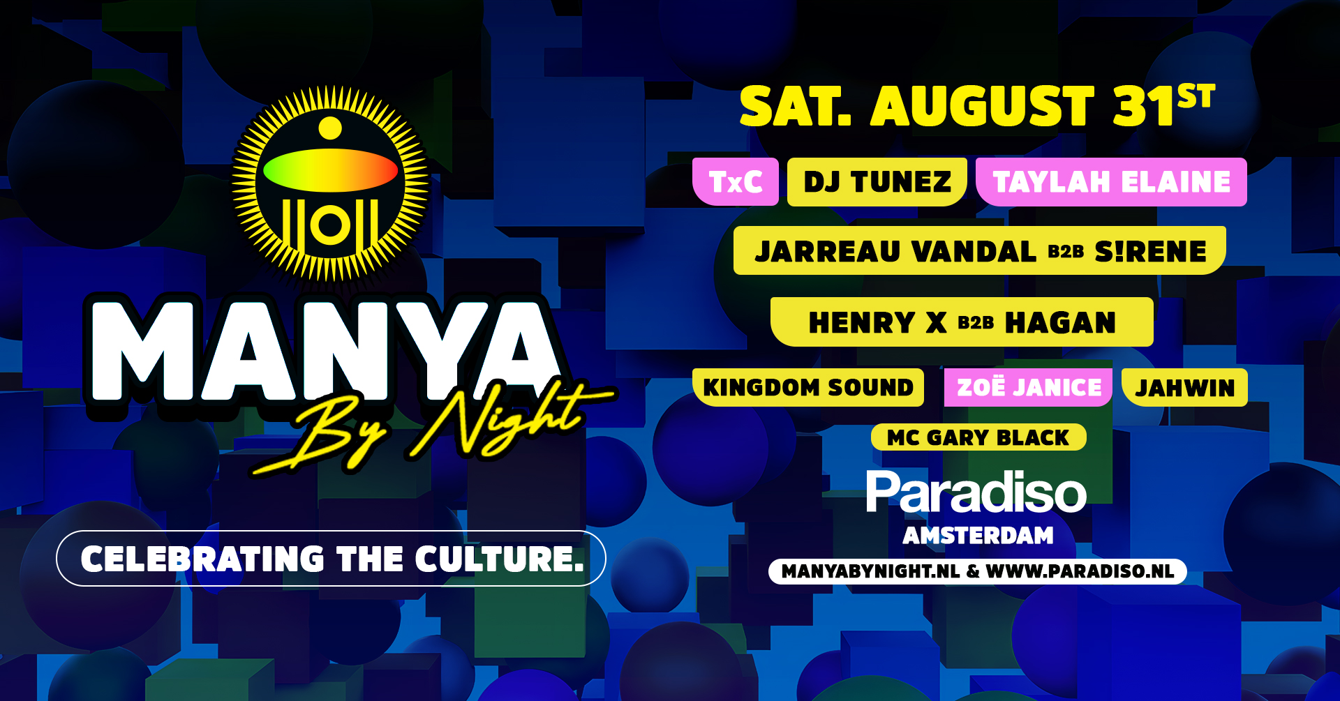 Manya By Night | Paradiso Amsterdam